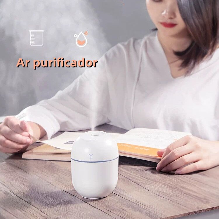 Mini Umidificador Difusor Aromatizador Egg Portátil Usb Led Aromatizador De Ambiente Purificador De Ar Casa Escritório  Escola